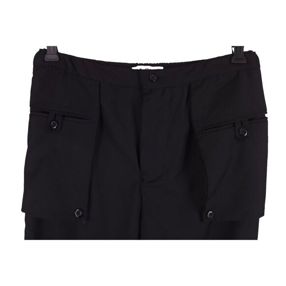 Bloke Patchwork Trousers Size L Mens Black Pants $485 - Picture 4 of 11